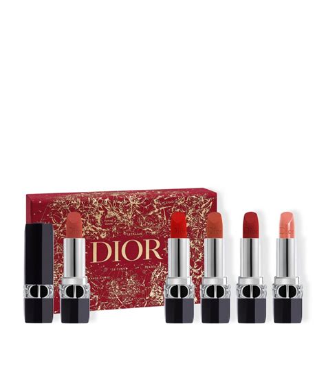 dior mini rouge lipstick set|Dior lipstick color chart.